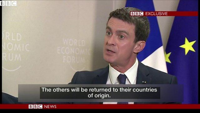 Manuel Valls - Migrants : L'Europe peut mourir si elle n'est pas capable de protéger ses frontières