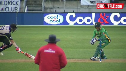Anwar Ali brilliant throw, Elliot run out