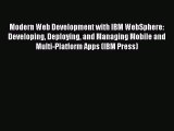 [PDF Download] Modern Web Development with IBM WebSphere: Developing Deploying and Managing