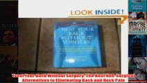 Download PDF  Treat Your Back Without Surgery The Best NonSurgical Alternatives to Eliminating Back FULL FREE