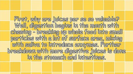 The Healing Power of Juices