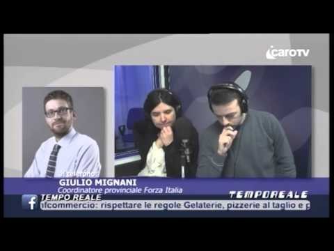 Icaro Tv. Centrodestra unito o no? A Tempo Reale Giulio MIgnani di Forza Italia