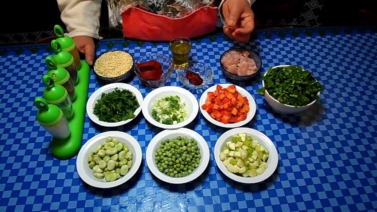 اكلة شتوية حلالم جارية اكلة صحية 100%ا للصغار والكبار المطبخ التونسي حلالم Hlalem