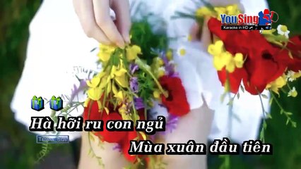 Karaoke Bài Hát Ru Mùa Xuân_Hồng Nhung