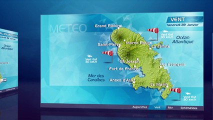 METEO MATIN MARTINIQUE 220116