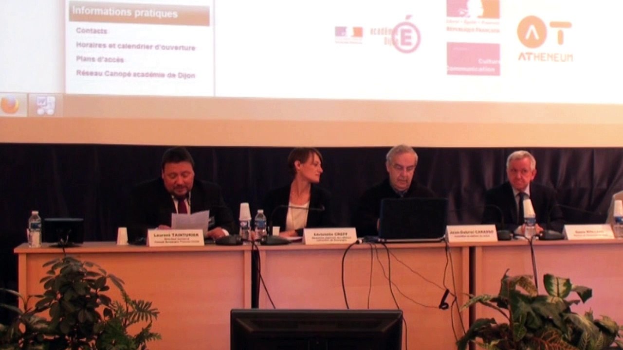 Mot d'introduction de Laurent Tainturier (directeur territorial Canopé Bourgogne Franche-Comté).