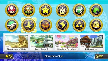 Nintendo Wii-U Mario Kart 8 [HD Video] Banana Cup - Bananen Cup 100ccm High Quality Gamingstream Lets´s Play Mario Kart   8