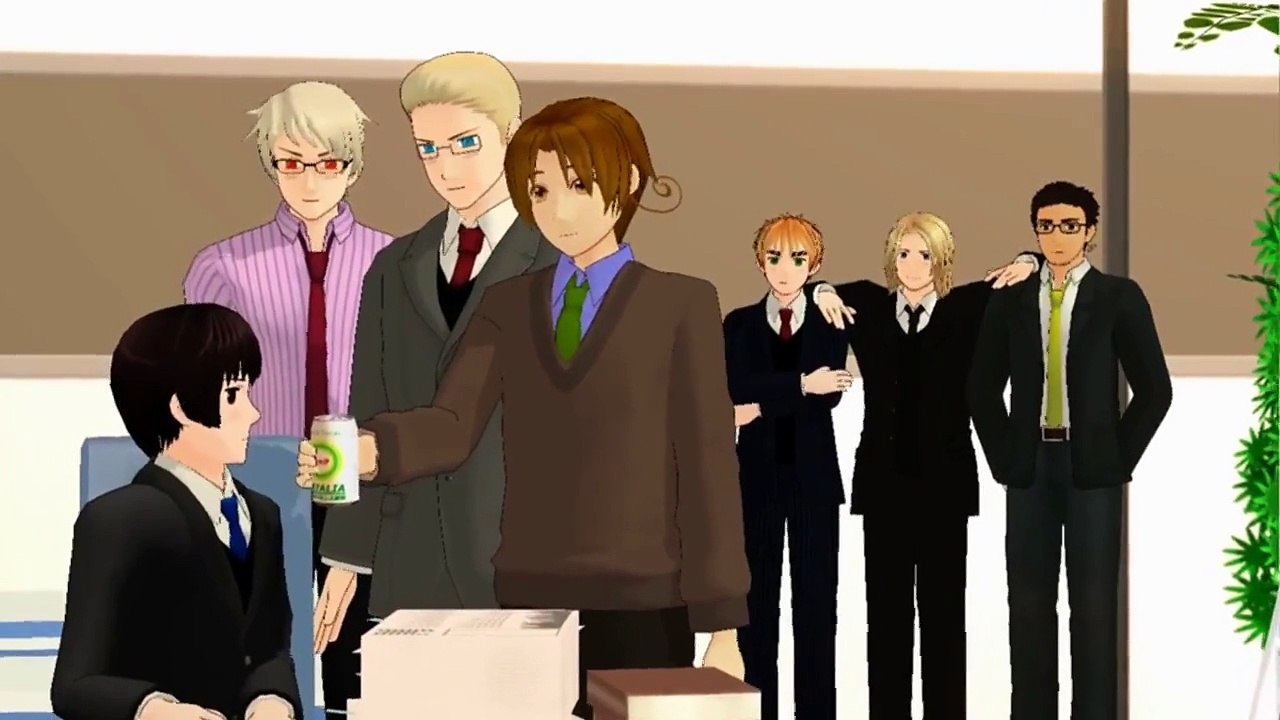 【APヘタリアMMD】Dancing ☆ Samurai Heta Businessmen【SUB】 - dramacd -manga