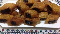 مقروط معسل لذيذ و اقتصادي بالسميد و التمر بسهولة و احترافية من المطبخ المغربي مع ربيعة Makrout