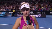 Daria Gavrilova on-court interview (3R) | Australian Open 2016 (720p Full HD)