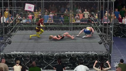 WWE 2K16 ronda rousy v wonder woman v dark phoenix