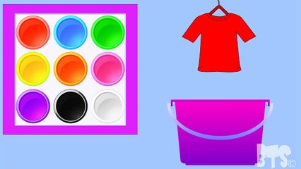 Colours for Kids to Learn with T shirt | Colors for Toddlers & Babies in Kindergarten