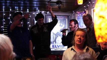 Colin Paul, Scott Michael, Kim Kredel & Gary Abbott sing 'An American Trilogy Jan 2016