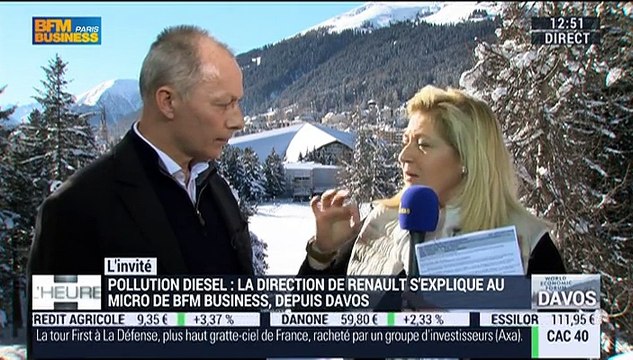 Normes anti-pollution: “Renault ne triche pas”, Thierry Bolloré – 22/01