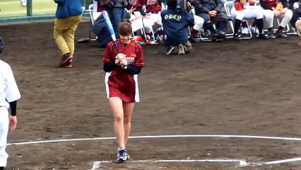 稲村亜美「神スイング」でヒット＠豊中ローズ球場公開収録