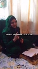 New Naat 2016 by Hooria Fahim Qadri In Uk New Naat 2016
