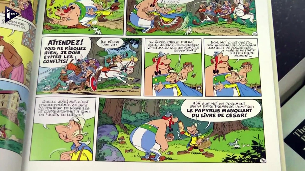 Astérix en tête des ventes de livres en France...
