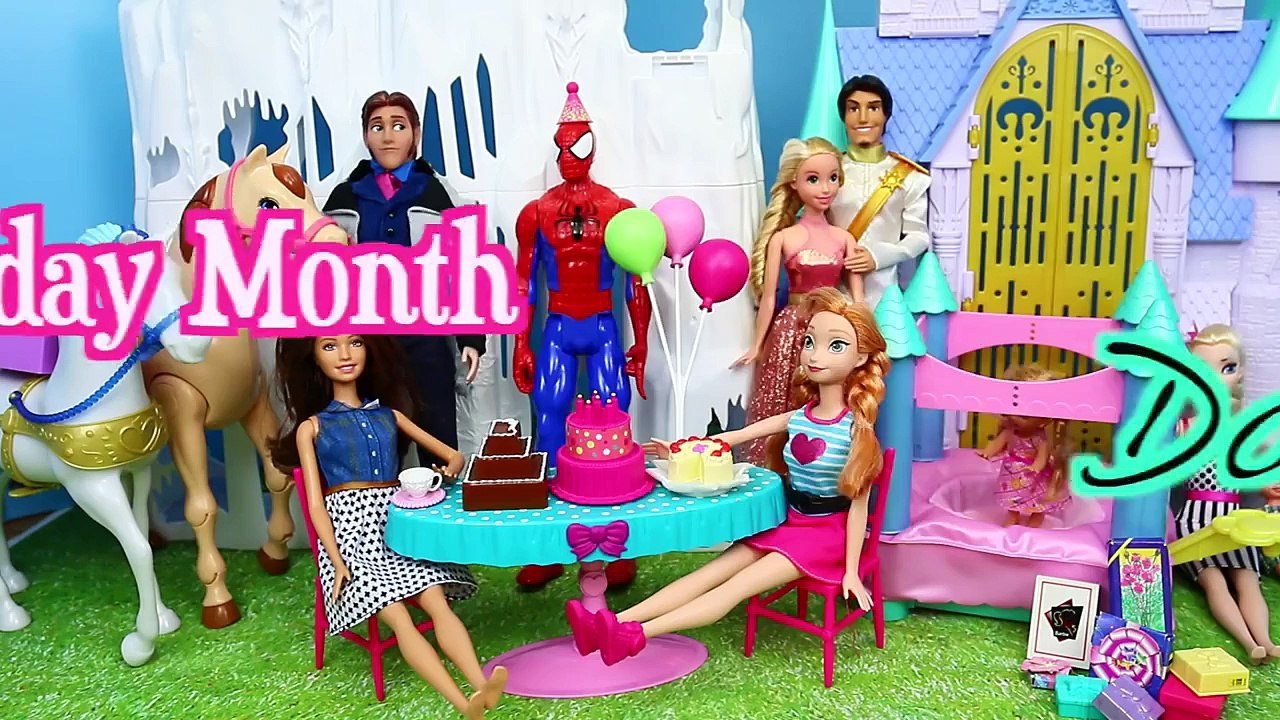 BARBIES BIRTHDAY MONTH Day 24 Barbie Goes to the Hospital & Frozen Hans Has Giant Party