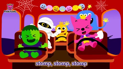The Spooky Bus | Halloween Songs | PINKFONG Songs for Children