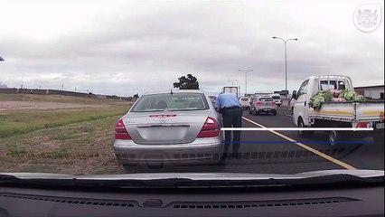 Traffic officer gets shot - still gives ticket
