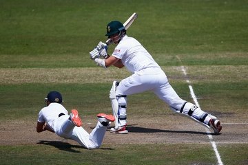 Brilliant and Brave catch from James Taylor at short leg