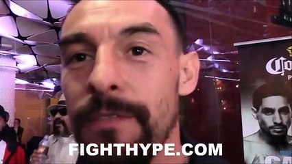 ROBERT GUERRERO REACTS TO SCUFFLE BETWEEN DADS; EXCITED THEY "WOKE UP THE DEVIL" IN DANNY GARCIA (Funny Videos 720p)