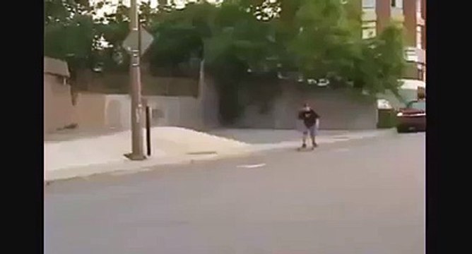 Gros pétage de plomb dun skater