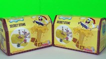 Spongebob Surprise Secret Stone Treasure Chest Egg Unboxing Toy Review