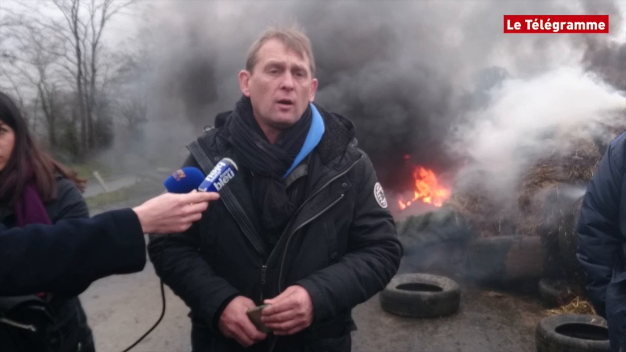 Guingamp. Didier Lucas : "Nous irons jusqu'à paralyser toute la Bretagne"