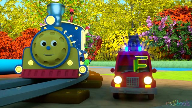 Мультфильм про машинки и паровозик Макс . Английский алфавит. Дорога в зоопарк с паровозик