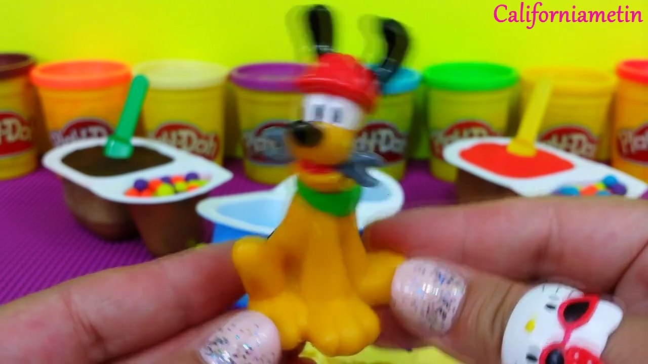 Play Doh Dippin Dots Surprise Yogurt Minnie Mouse Thomas The Tank Daisy Pluto Hello Kitty