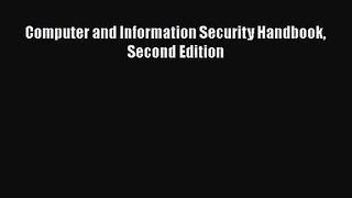 [PDF Download] Computer and Information Security Handbook Second Edition [PDF] Online