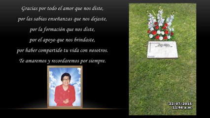 Recuerdo de misa 2016 Delia Ramon Cordova