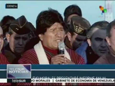 Evo Morales presenta hoy su informe anual ante la Asamblea Legislativa