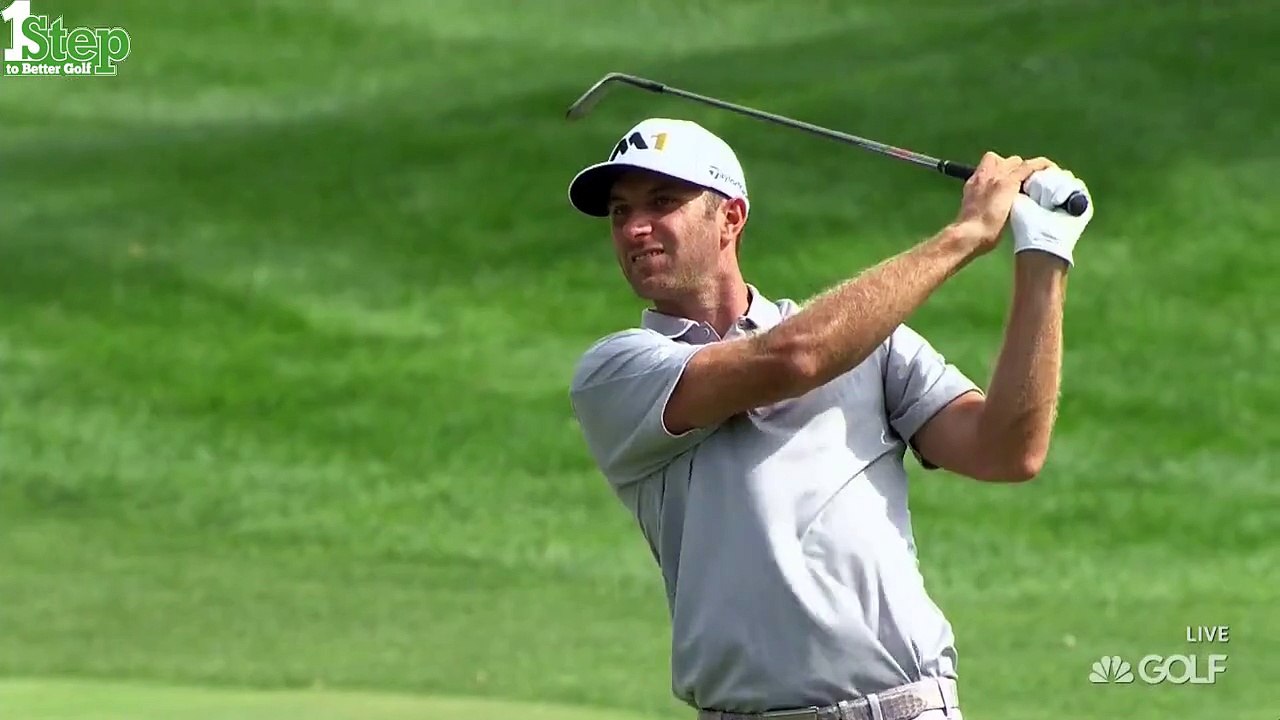 Dustin Johnson Makes Silky Smooth Sand Wedge Swing 2015