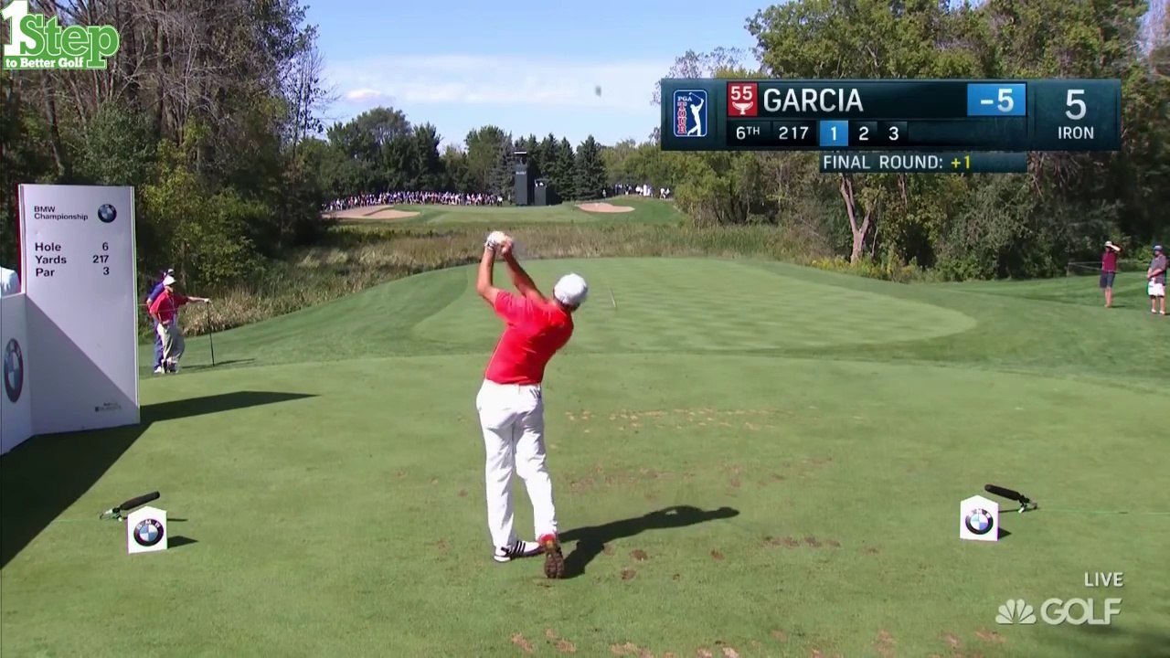 Sergio Garcia Makes Awesome Golf Swing at 2015 BMW Championship