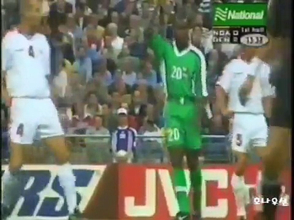 1998 Jay Jay Okocha vs Denmark