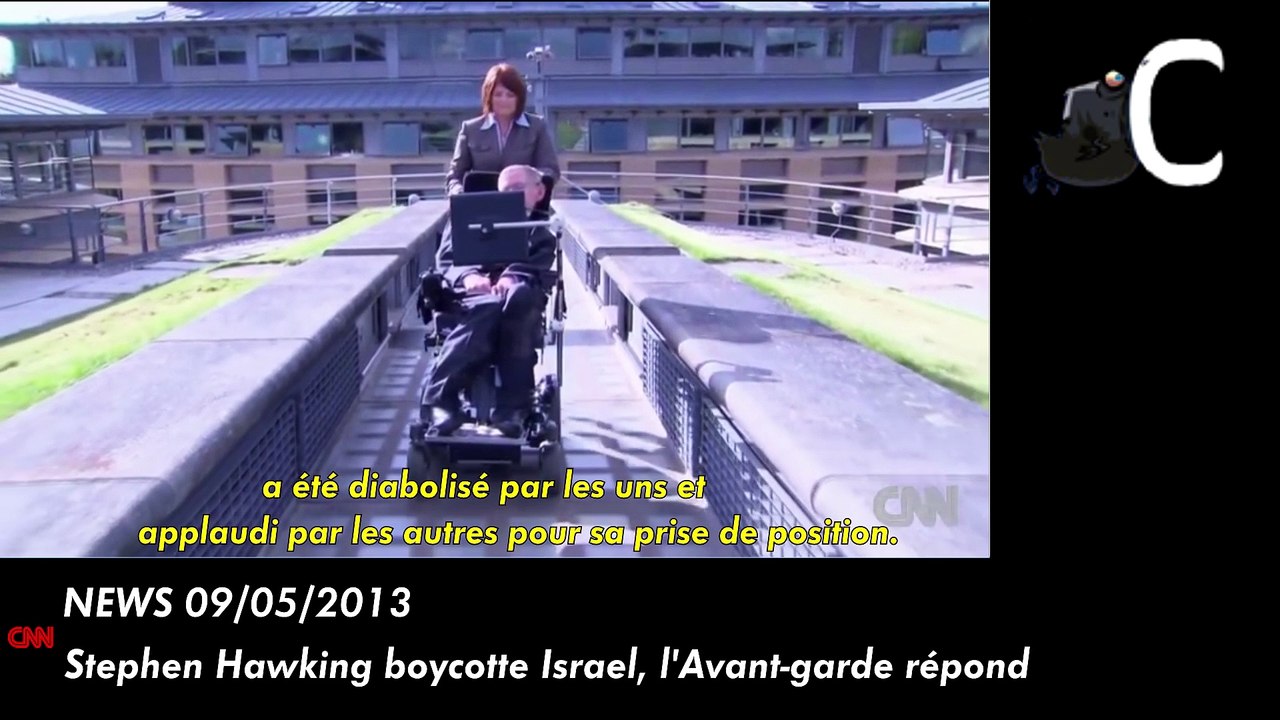 Stephen Hawking boycotte Israel, l'Avant-garde lui répond