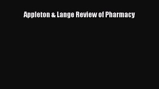 [PDF Download] Appleton & Lange Review of Pharmacy [PDF] Online