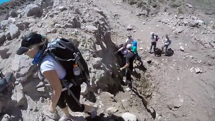 Randonneurs vs Glissement de terrain