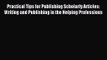 [PDF Download] Practical Tips for Publishing Scholarly Articles: Writing and Publishing in