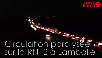 La RN12 paralysée dans les Côtes-d'Armor