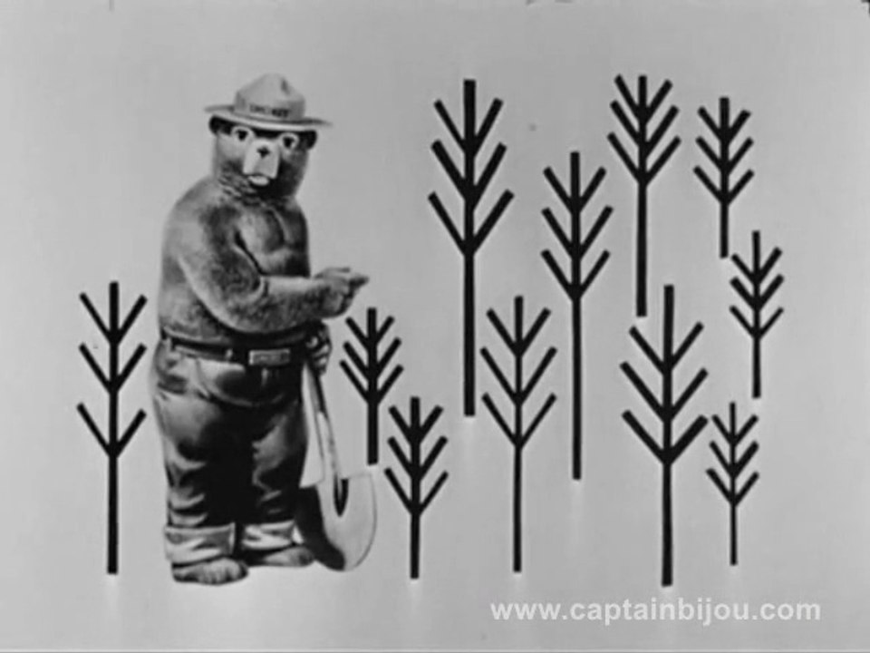 1960s SMOKEY THE BEAR - "Mr. Burnit's Eyes" - PSA