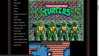 Teenage Mutant Ninja Turtles NES Collection Hardcore Guides !