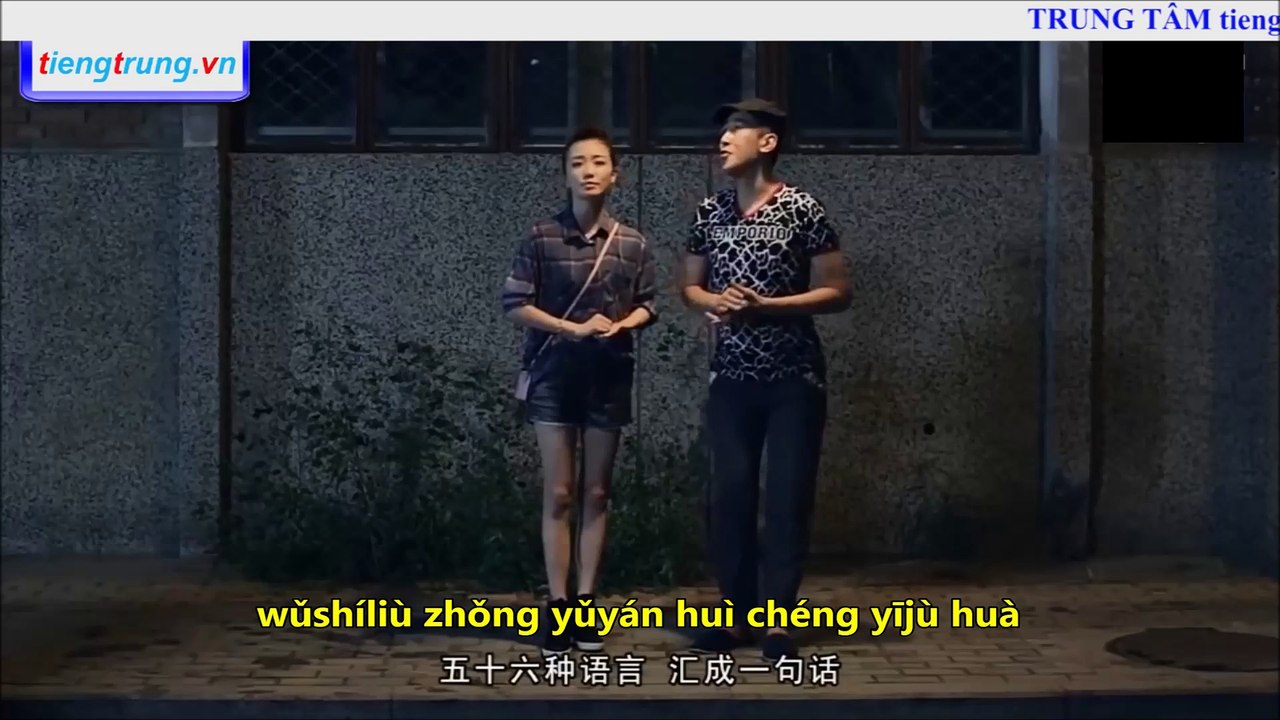 Học tiếng trung qua clip hài 56 dân tộc ca