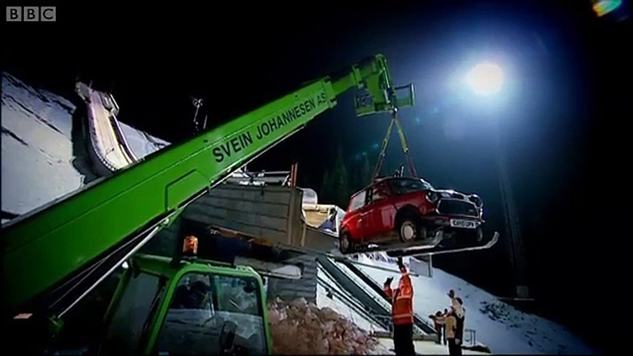 Mini Ski Jump (Part 2) Top Gear Winter Olympics - BBC