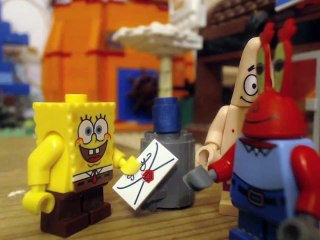 lego spongebob christmas who part 2