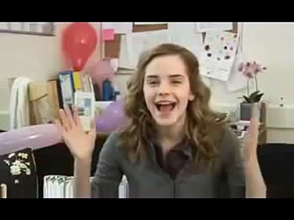 Emma Watson's 18th birthday message