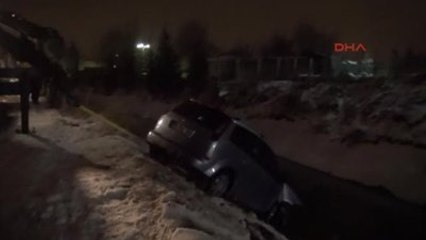 Eskişehir - Kaskodan Para Almak İçin Otomobilini Kanala Attı, Kameraya Yakalandı