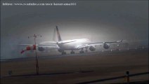 ☆ハードランディング☆壮絶横風着陸☆Strong Crosswind　Hard landing at Narita Airport!!成田空港  Video Arts